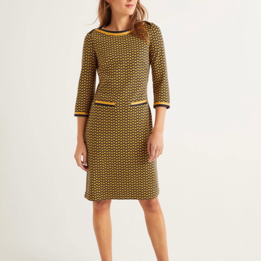 Boden Rhea Jacquard Dress